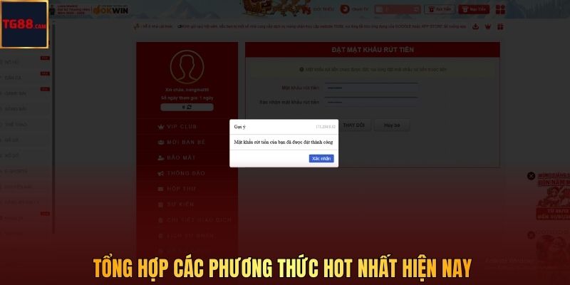 Tổng hợp các phương thức hot nhất hiện nay 