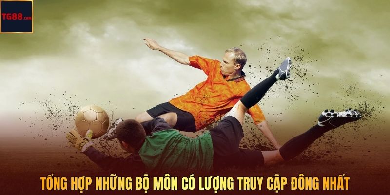 Thể Thao SABA Tại TG88 - Quy Tụ 99+ Loại Game Hot Nhất Hiện Nay 3 Tổng hợp những bộ môn có lượng truy cập đông nhất